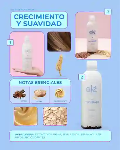 Shampoo Crecimiento Olé Capilar