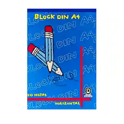 Block Rairan Din A4 Horizontal