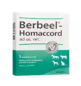 Berbeel -homaccord Vet Caja X 5 Amp.