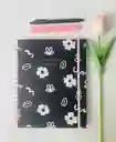 Agenda Floral Negra Semanal