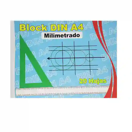 Block Rairan Din A4 Milimetrado