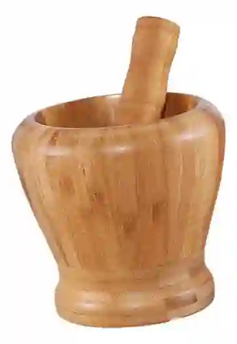 Juego De Maja Y Mortero Uso General Ajo Jengibre Especias