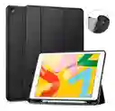 Estuche Smart Case Ipad 7/8/9 Generación 10.2" Con Espacio Para Lápiz Negro