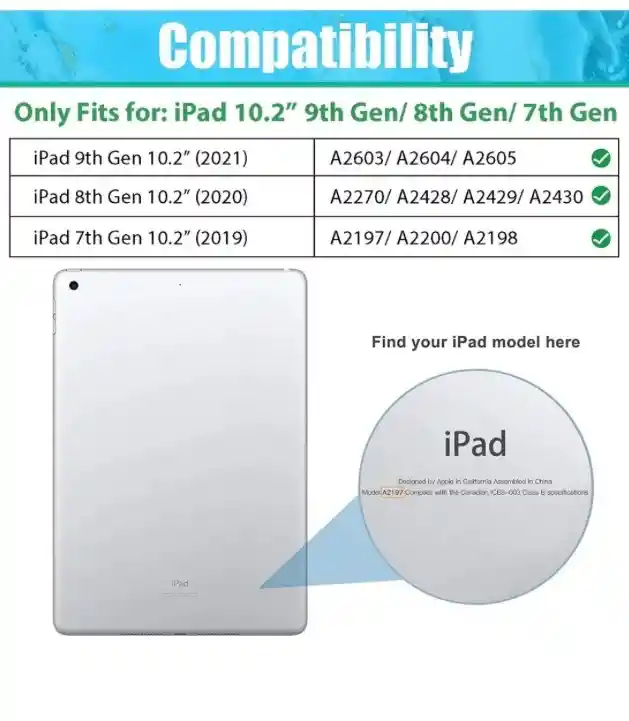 Funda Para Ipad 9/8 10.2 Con Ranura Lápiz - Protección Total