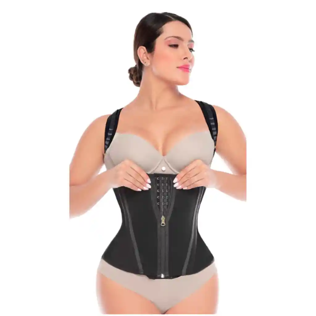 Nallz3ch- Chaleco Cinturilla De Avispa Color: Negro Talla: Xl