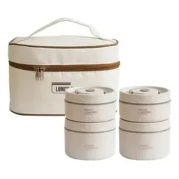 Kit De Fiambreras Portacomidas Térmico (4 Piezas)
