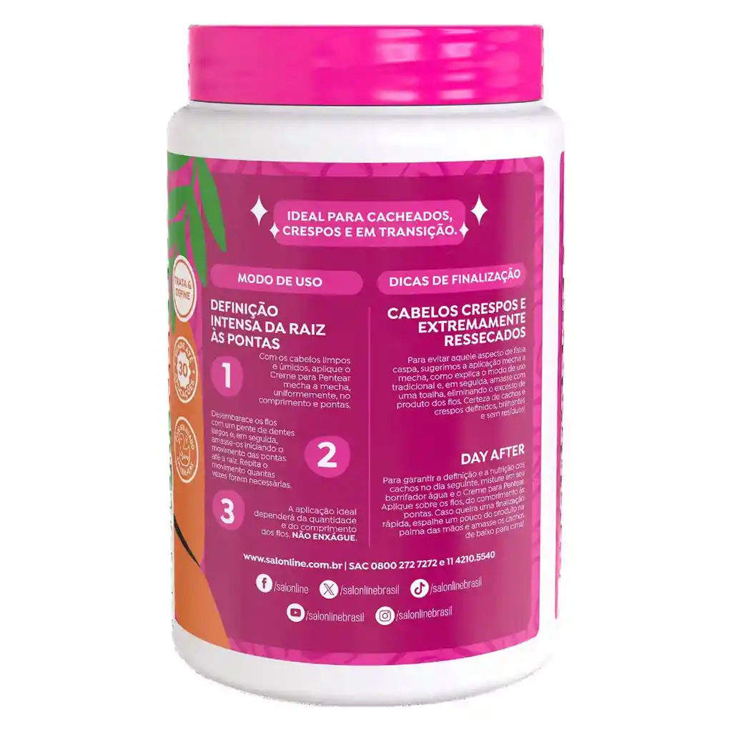 Salon Line Crema Para Peinar Definición Intensa 1 Kg