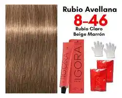 Igora Royal 8-46 Rubio Claro Beige Marrón 60 Ml