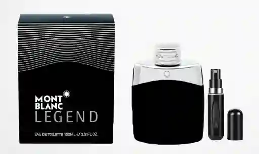 Mont Blanc Legend 1.1 + Perfumero | Fragancia Para Caballero Aromática Fougere Con Fondo Amaderado