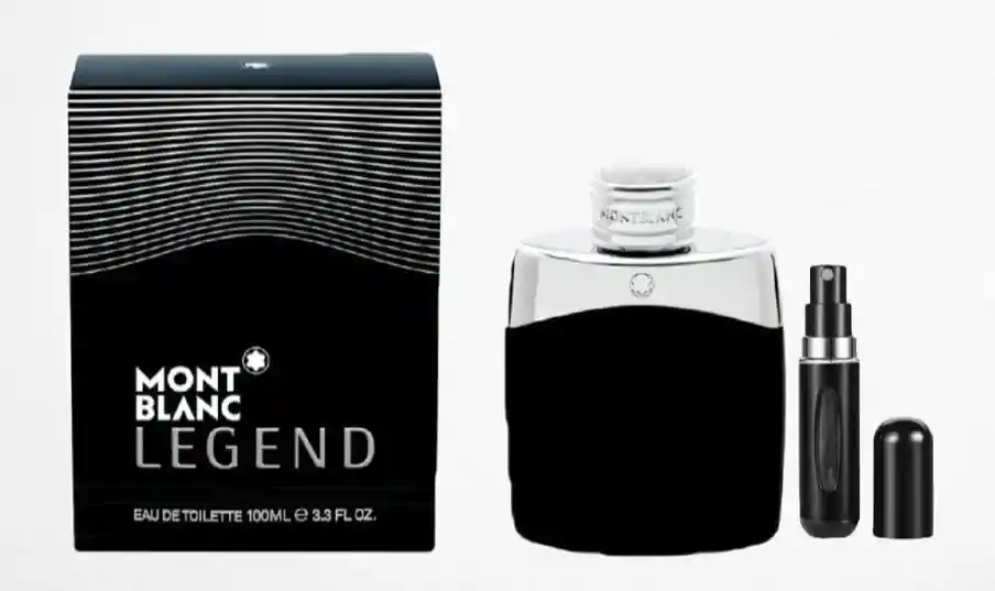 Mont Blanc Legend 1.1 + Perfumero | Fragancia Para Caballero Aromática Fougere Con Fondo Amaderado