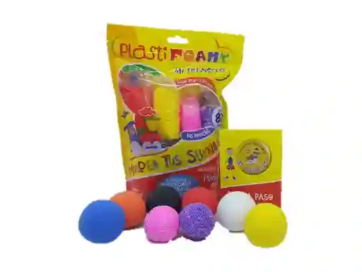 Plastifoamy X 8 Colores Surtidos