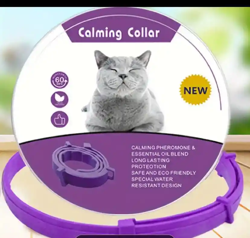Collar Para Gato Con Feromonas Lavanda Relajante