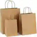 Bolsa Regalo Kraft Pequeño 12 X 17 Aprox