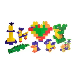 Bloques Figuras De Armado Juguete Interactivo Niño 122 Pcs