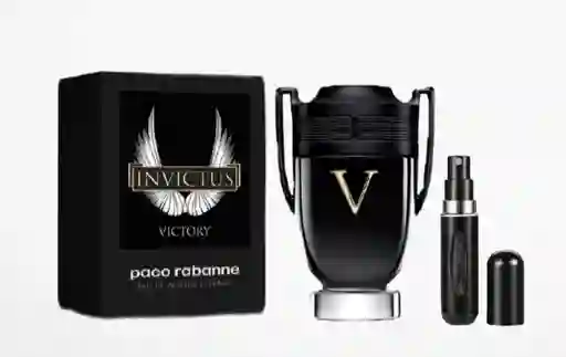 Invictus Victory 1.1 + Perfumero | Fragancia Para Caballero Avainillada Dulce Con Fondo Ambarado