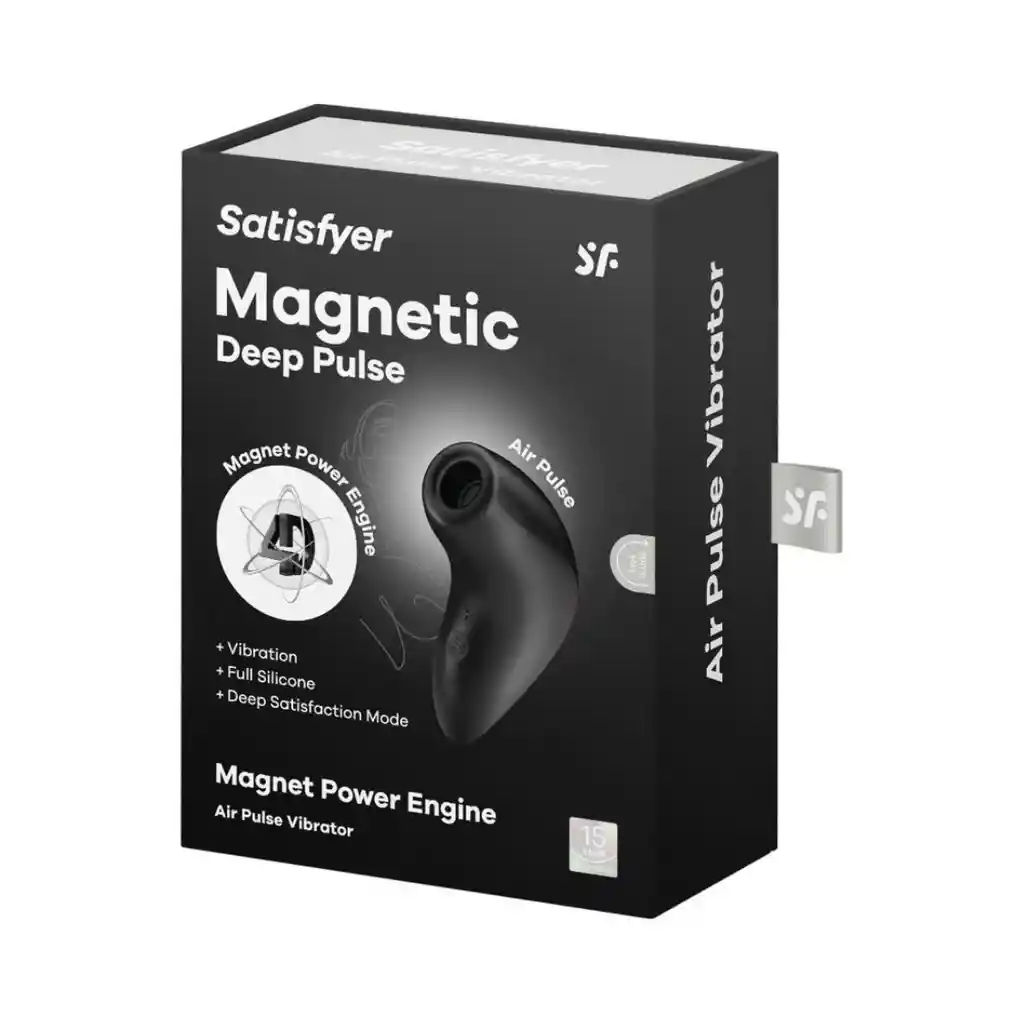 Estimulador Magnetic Deep Pulse Satisfyer Black