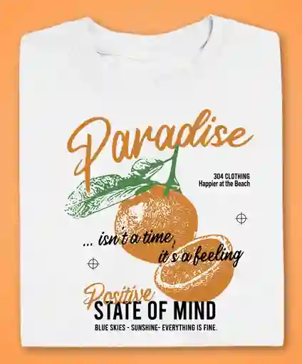 Camiseta Paradise Blanca