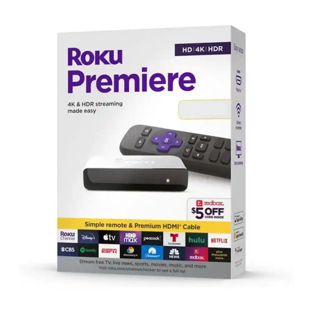 Roku Premiere 4k Adaptador Streaming Tv Box Original