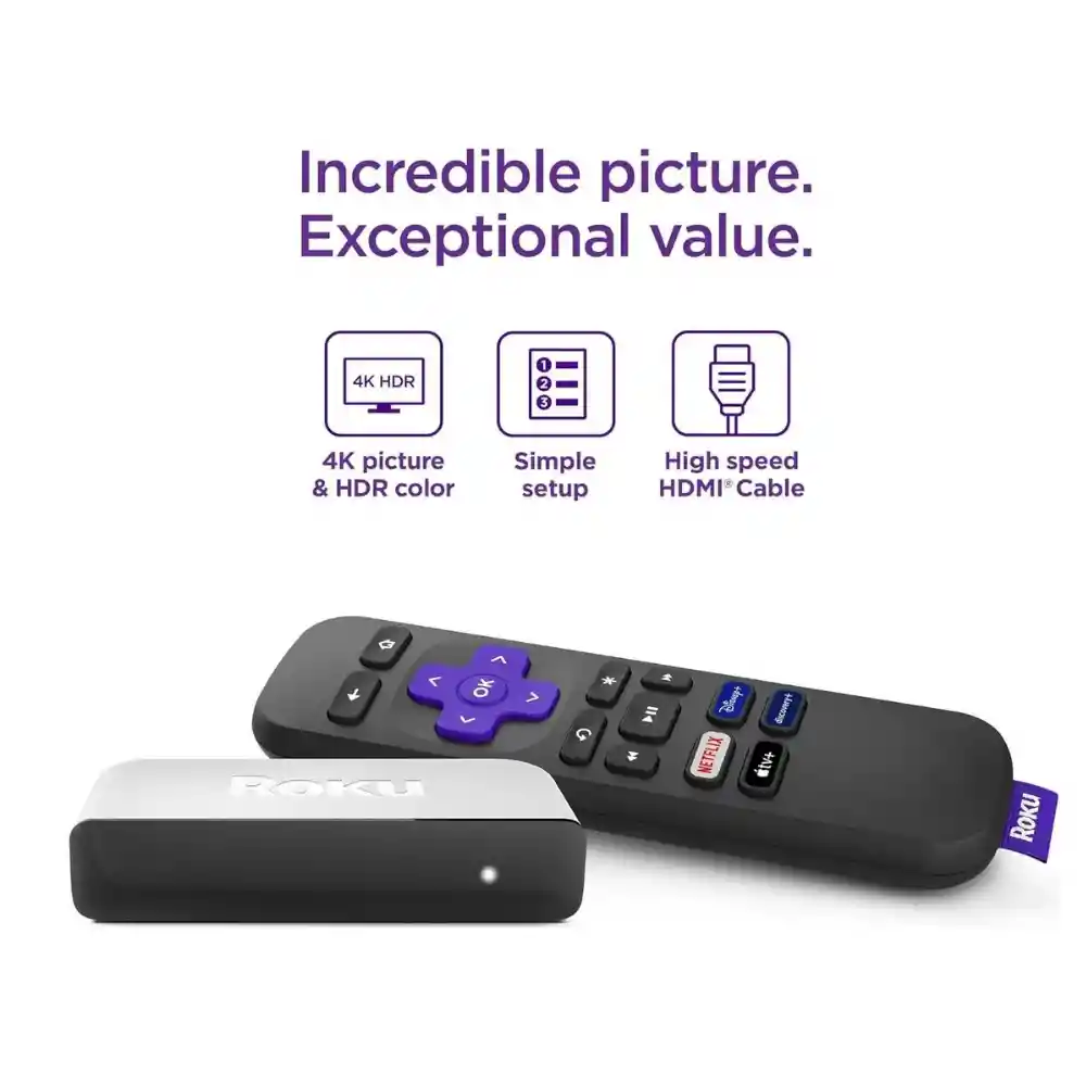 Roku Premiere 4k Adaptador Streaming Tv Box Original