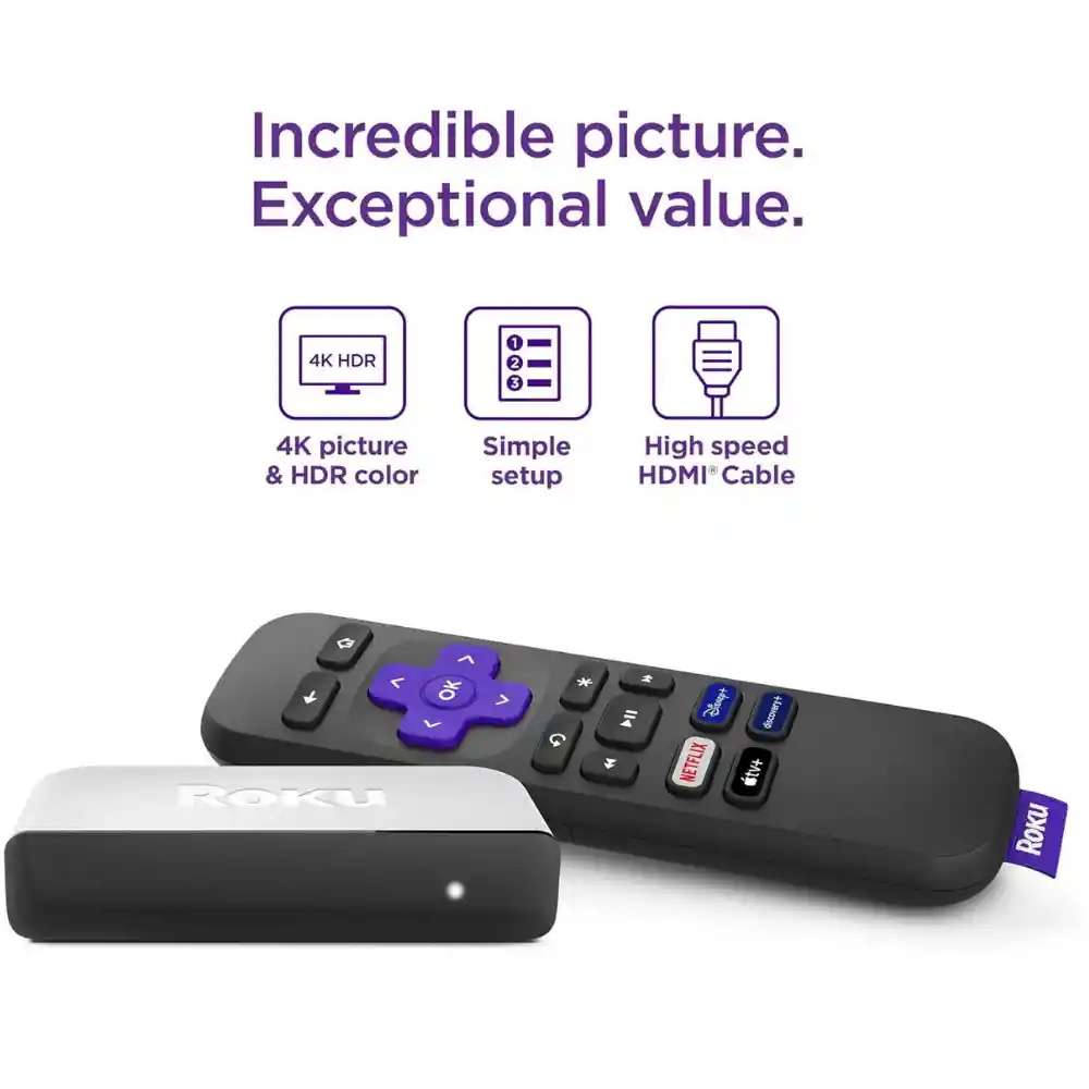 Roku Premiere 4k Adaptador Streaming Tv Box Original