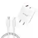 Cargador 20w Tipo C - Lightning Carga Rápida Iphone Wiwu