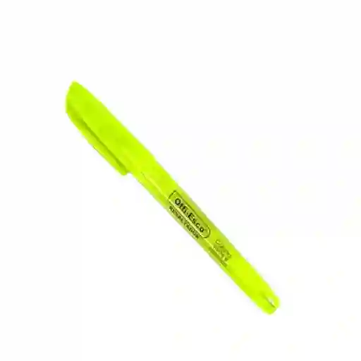 Resaltador Mediano Offi Esco Amarillo Neon Oe-532