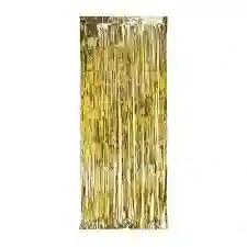 Cortina De Cumpleaños 2m X 1m Color Dorado