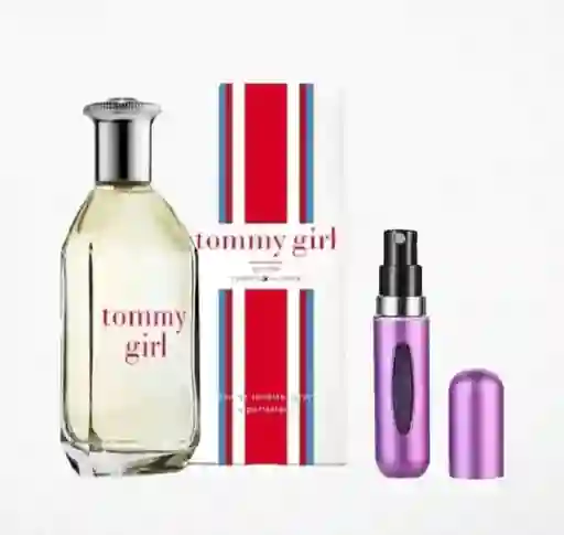 Tommy Girl 1.1 + Perfumero | Fragancia Para Dama Floral Frutal Cítrica