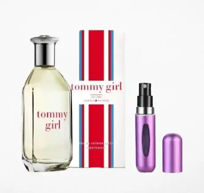 Tommy Girl 1.1 + Perfumero | Fragancia Para Dama Floral Frutal Cítrica
