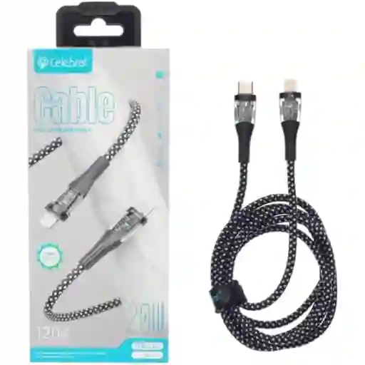 Cable Para Celular Iphone Conexión Tipio C A Lightning 1.2m Celebrat