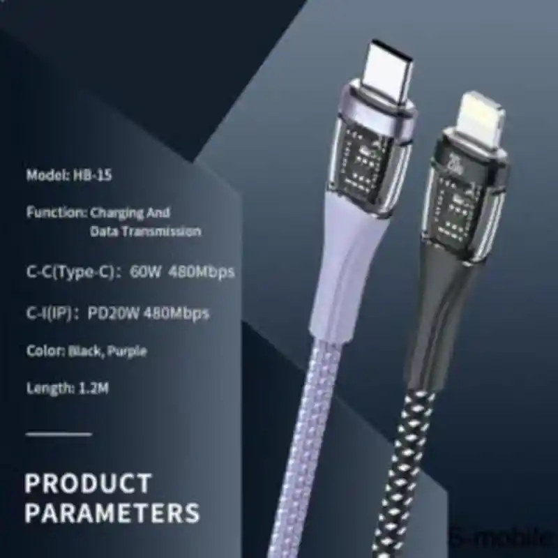 Cable Para Celular Iphone Conexión Tipio C A Lightning 1.2m Celebrat