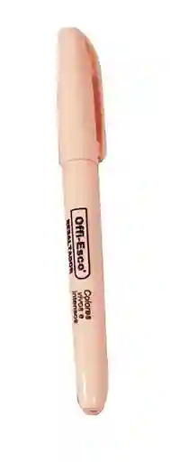 Resaltador Mediano Offi Esco Naranja Pastel Oe-532p