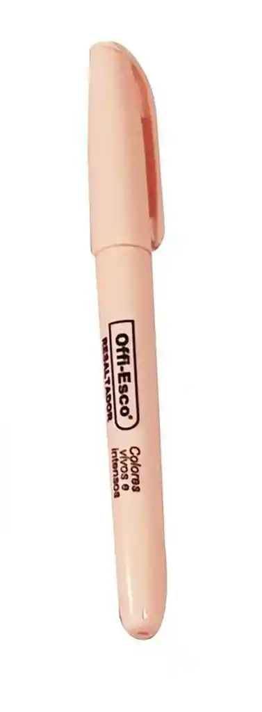 Resaltador Mediano Offi Esco Naranja Pastel Oe-532p