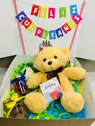 Regalo Detalle Sorpresa De Cumpleaños Oso Peluche
