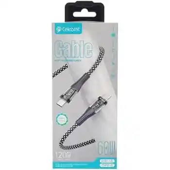 Cable Para Celular Conexion Tipo C A Atipo C 60w 2.m Celebrat