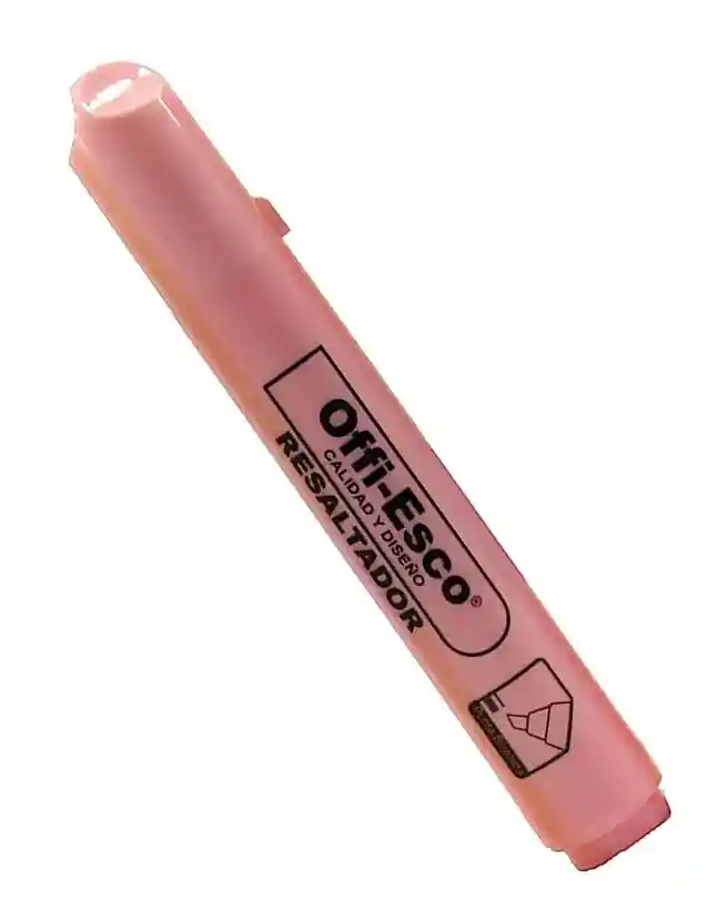 Resaltador Grueso Offi Esco Rosado Pastel Oe-540p