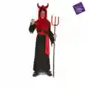 Tridente De Diablo Rojo Plástico Accesorio Disfraz Halloween