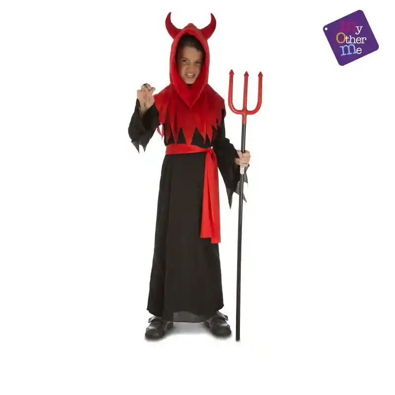 Tridente De Diablo Rojo Plástico Accesorio Disfraz Halloween