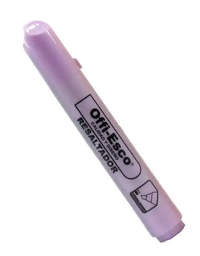 Resaltador Grueso Offi Esco Lila Pastel Oe-540p