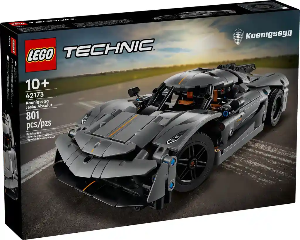 Lego Technic 42173 Koenigsegg Jesko Absolut 801 Piezas En Caja