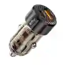 Cargador Para Auto Toocki 60w Qc3.0 Pd Tipo C