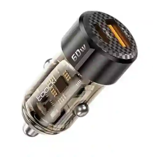 Cargador Para Auto Toocki 60w Qc3.0 Pd Tipo C
