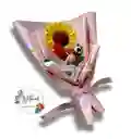 Bouquet De Un Girasol Oso Y Tulipan En Crochet