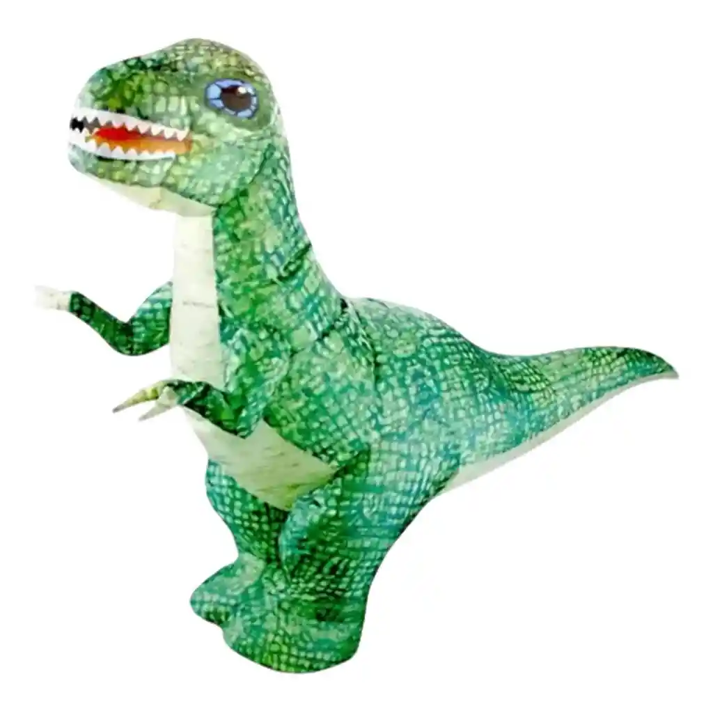 Dinosaurio Inflable A Control Remoto Con Movimiento Realista, Pequeño, Verde