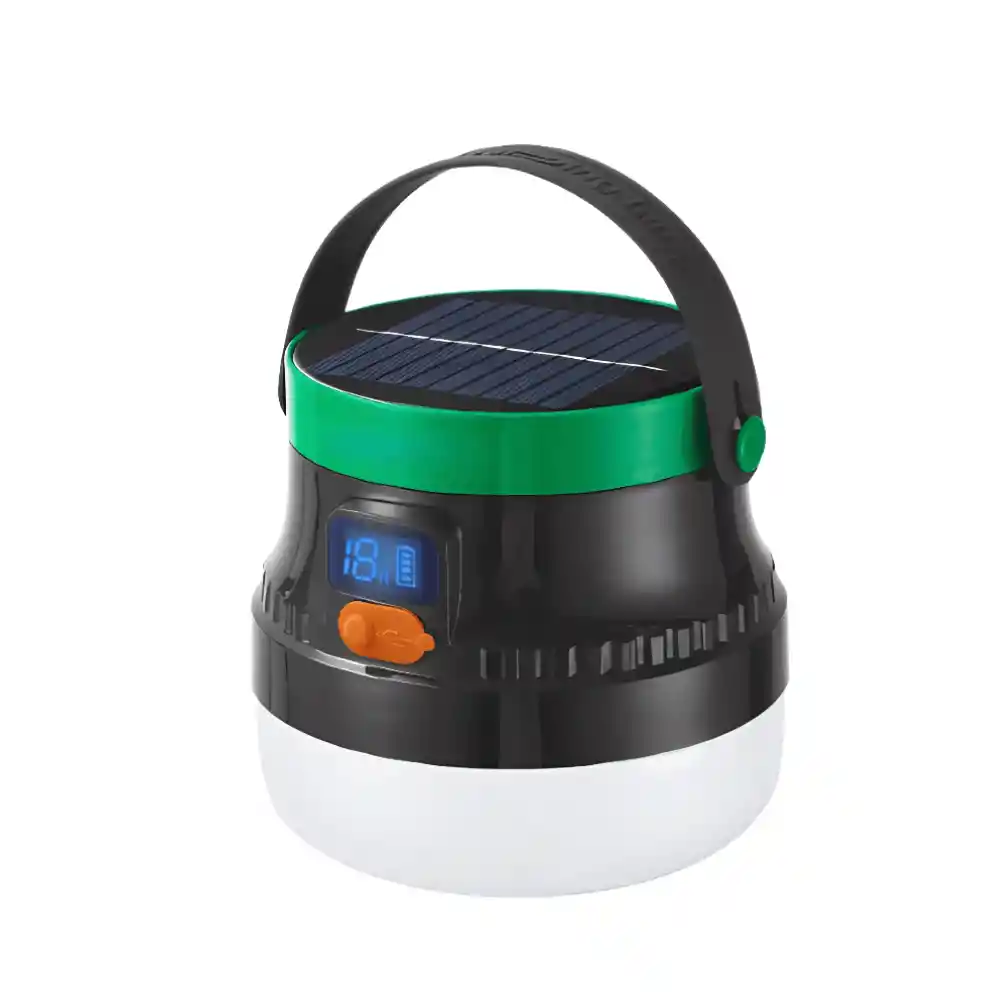 Lámpara Solar Exterior Led Bombillo 50w Portátil Recargable