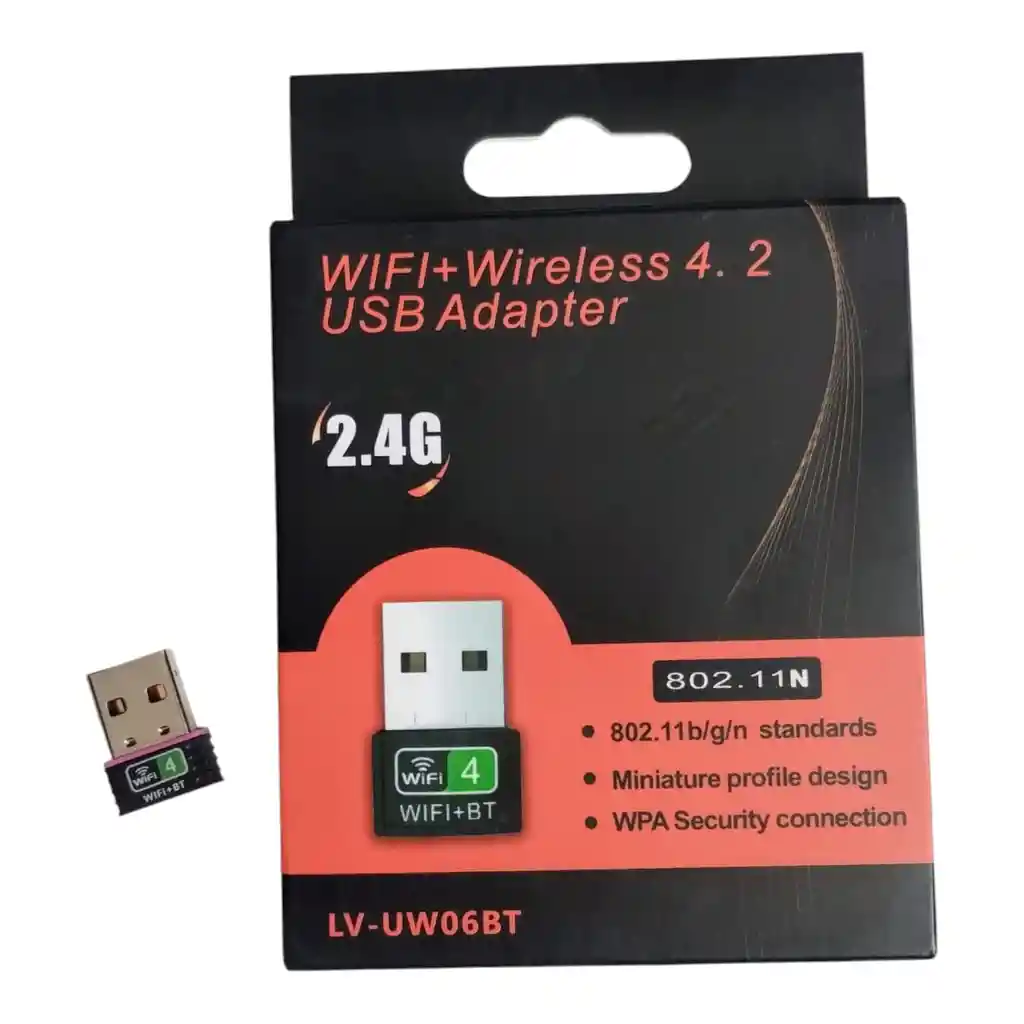 Recibidor De Wifi Y Bluetooth Lv-uw06bt