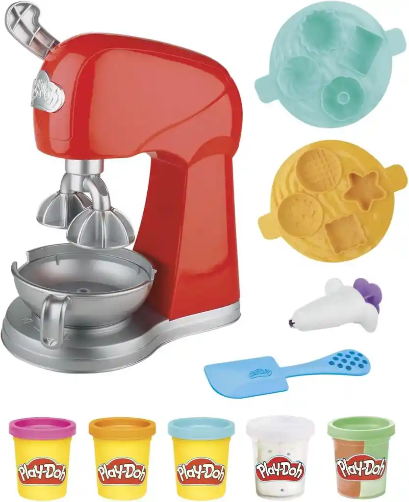 Juguete Batidora Play-doh Con Accesorios De Repostería Niños