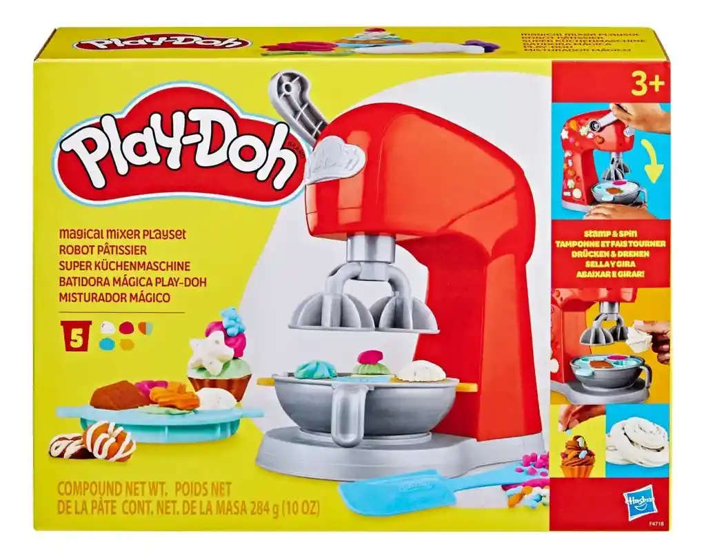 Juguete Batidora Play-doh Con Accesorios De Repostería Niños