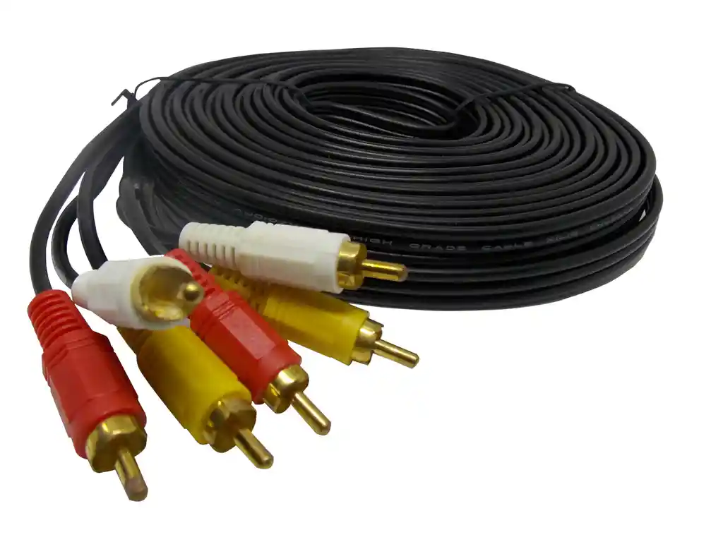Cable Rca A Rca 3x3 10 Mts