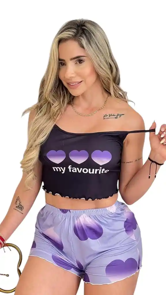 Pijama Conjunto Dos Piezas Talla Unica